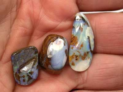 Pietre preziose: Australische Boulder Opale 34.10Cts. – Nuovo (secondo la descrizione) da Bern venduto da Grindelwaldaus 3