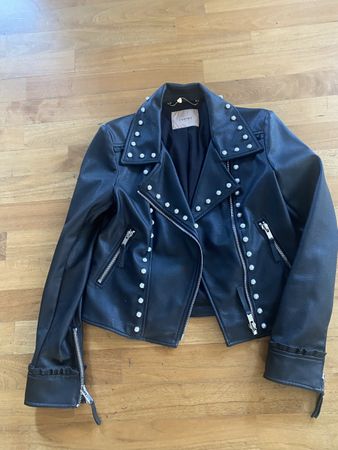 Twinset KunstLederjacke, Grösse 40, Schwarz, Top Zustand!