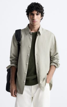 # MAN - Hemd ,,leinen‘‘ Gr. L - ZARA #
