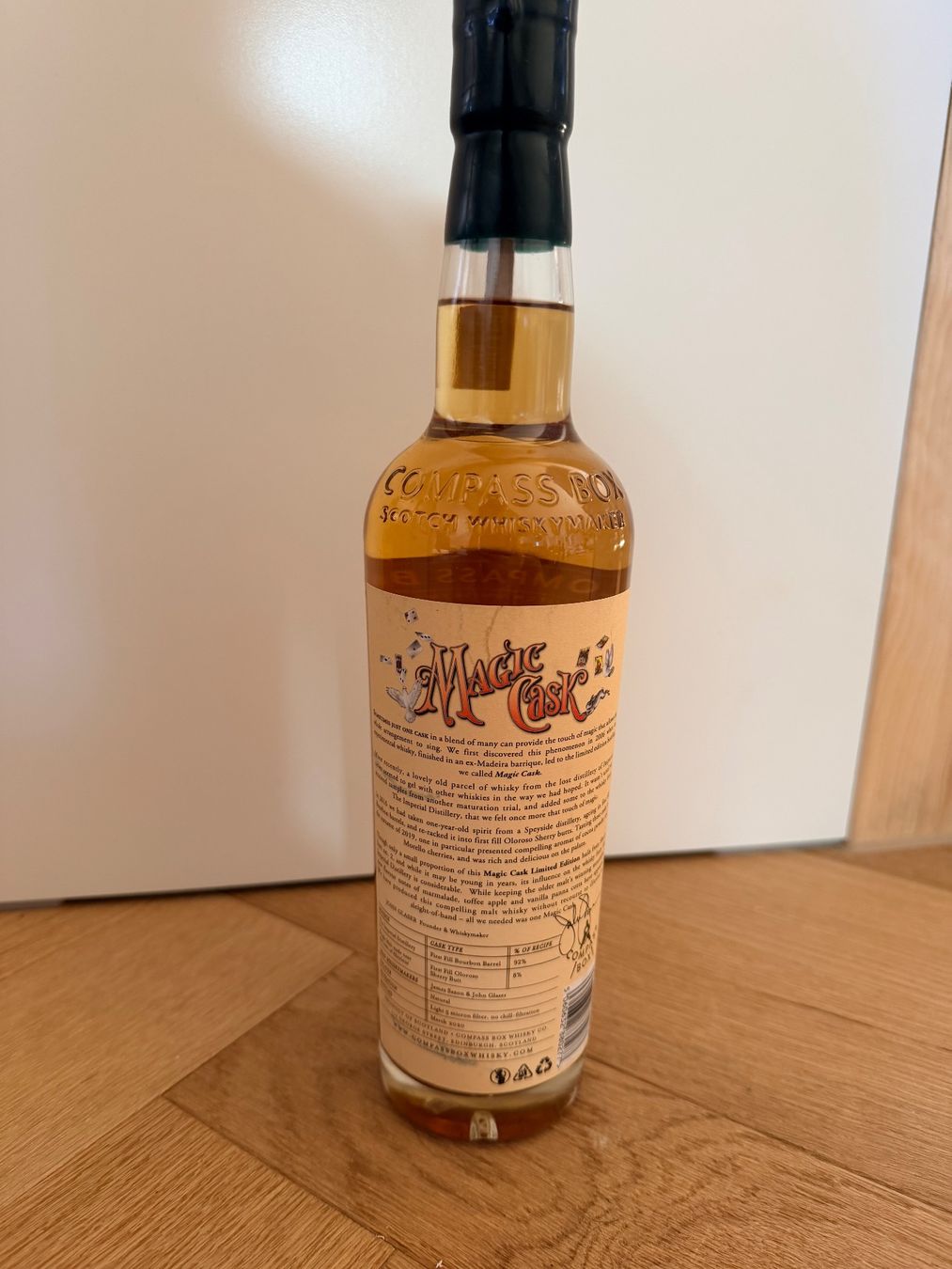 Bevande alcoliche: Compass Box Magic Cask Blended Malt Scotch Whisky Limited... – Nuovo (secondo la descrizione) da Roggwil TG venduto da est_r5x7 3