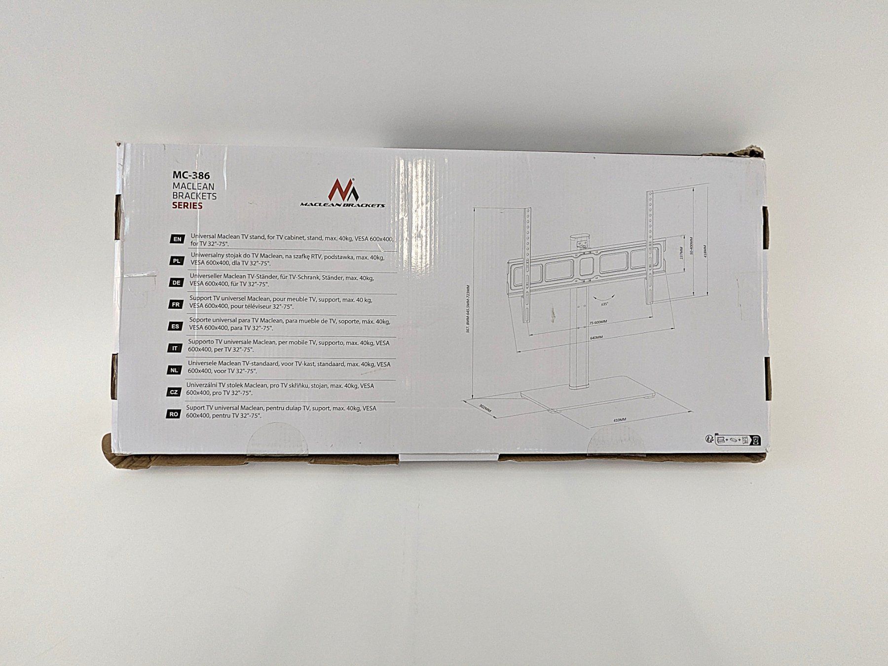 Supporti a parete: MACLEAN BRACKETS TV-Ständer MC-386 – Nuovo (secondo la descrizione) da Dintikon venduto da Restwert_Dintikon 4