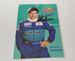 Norberto Fontana  Sauber-Karte. Otiginal signiert!