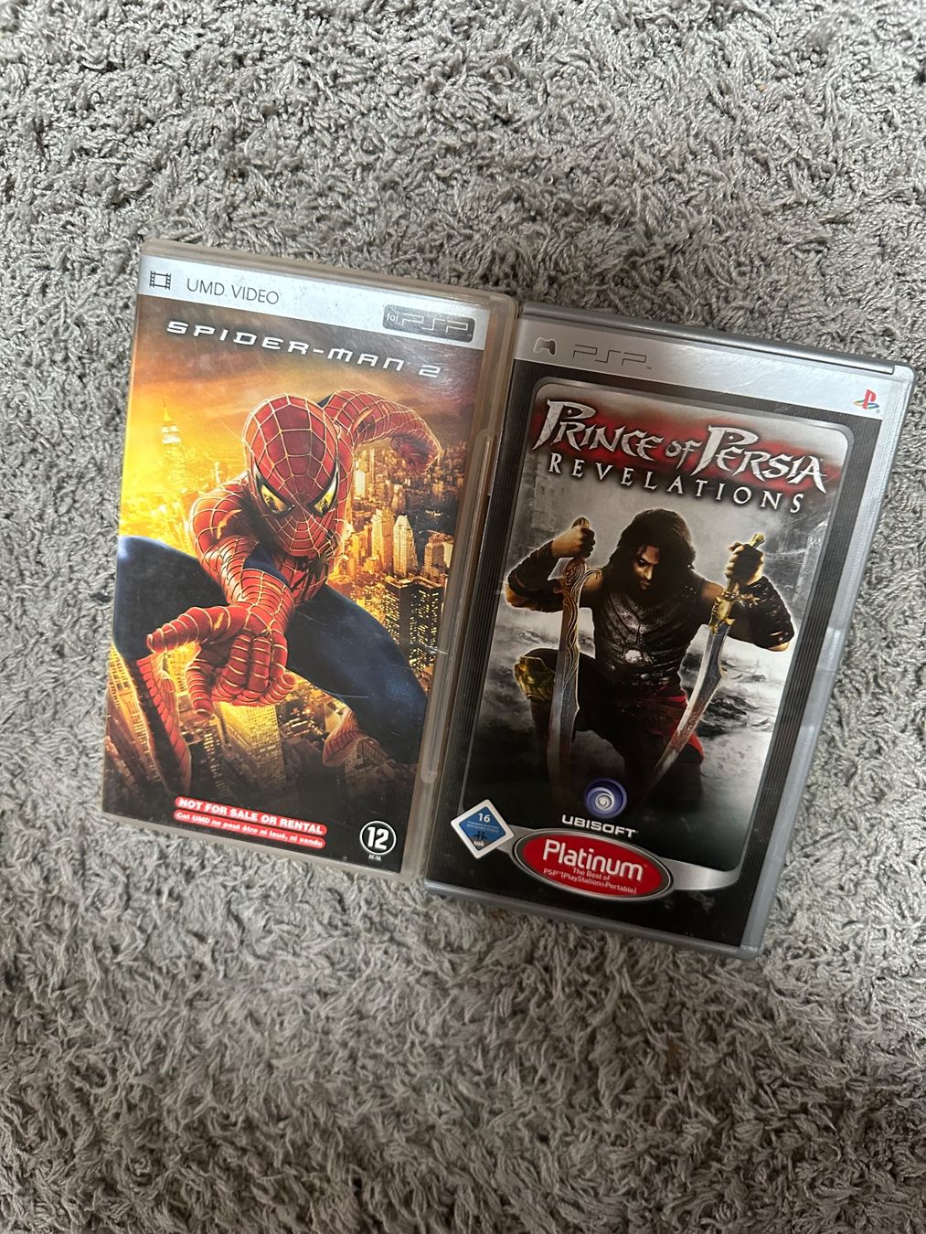 Sony Spiele: Sony PSP Games | PrinceOfPersia | Spiderman 2 – Gebraucht aus Schleitheim von cabrio58