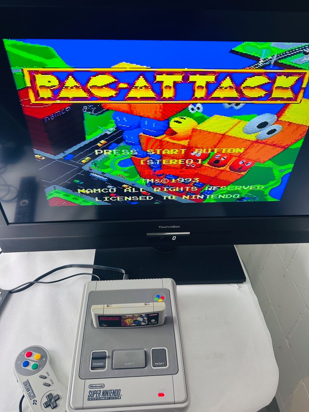 Nintendo Giochi: Super Nintendo SNES Pac Attack PAL – Usato da Kappel SO venduto da MyFunBox 2