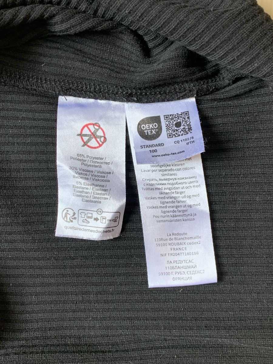 La Redoute Tops: La Redoute Black nursing wrap long sleeve top, size small – Gebraucht aus Kriens von mat_9gtt 2