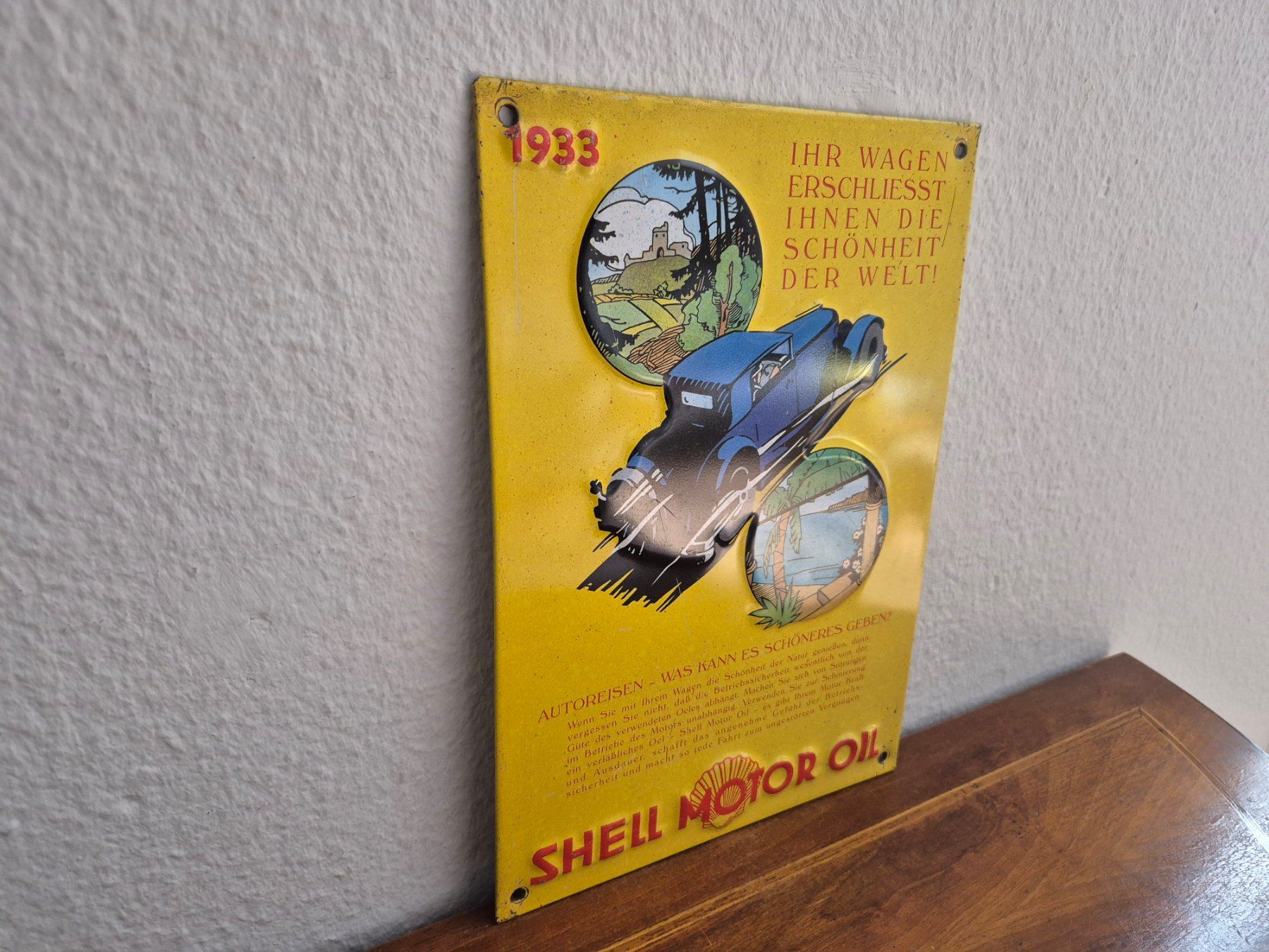 Shell Schilder: Blechschild Shell Tankstelle Tanksäule Limitiert 1993 Blech – Gebraucht aus Neuhausen von rraayy 5