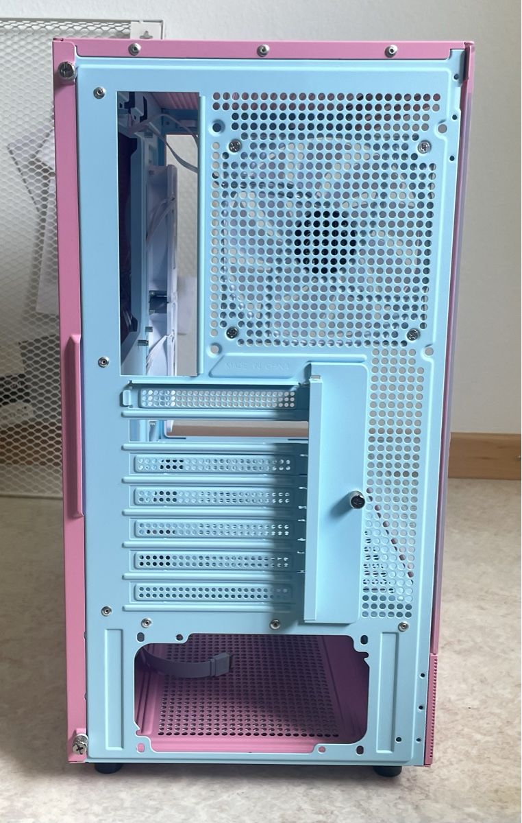Thermaltake Custodie: Thermaltake PC-Gehause, Rosa/Blau – Usato da Hochdorf venduto da lei_z8js 4