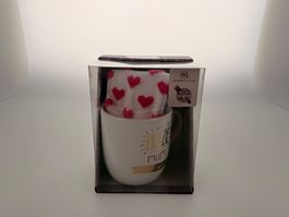 Aroma Home Mug and Socks Crazy Mum Geschenk
