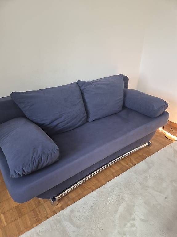 Sofas: Sofa blau mit Bettfunktion – Gebraucht aus Bern von len_vc5x 1