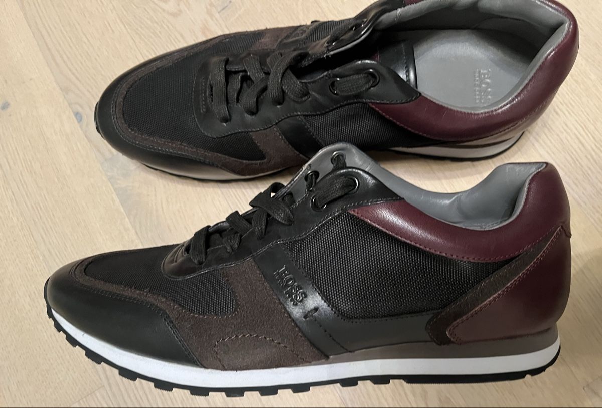 Hugo Boss Scarpe da uomo: Baskets en cuir Hugo Boss – Nuovo (secondo la descrizione) da Colombier NE venduto da Nath.Jaquet