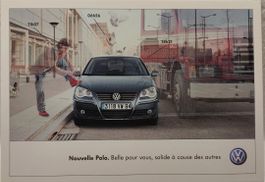 VW  Nouvelle  POLO  -  carte du concessionnaire