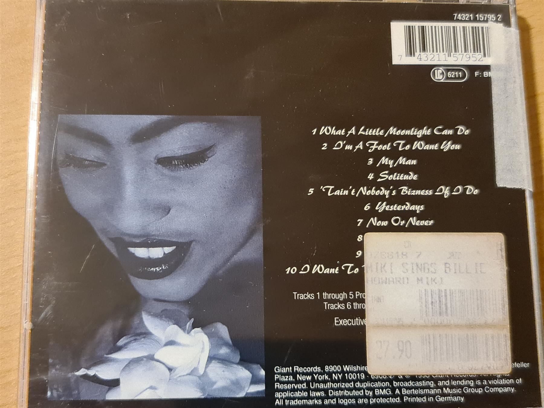 CD: Miki sings Billie – Usato da Dintikon venduto da Vexi 1