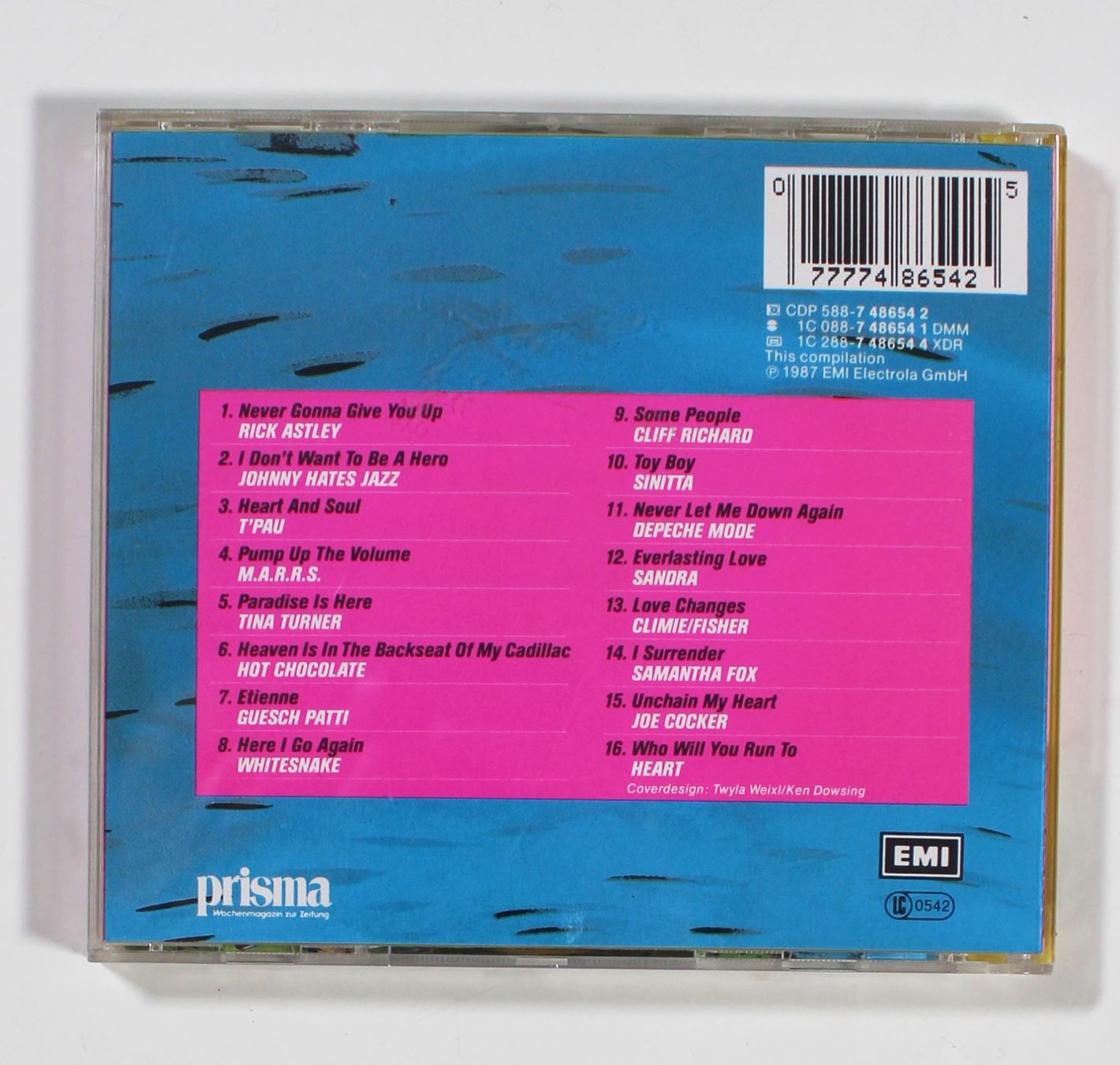 CD: CD - FORMEL EINS - 16 CHART TOP HITS 1987 - TV MUSIK SENDUNG – Usato da Brüttisellen venduto da Collector-Corner 2