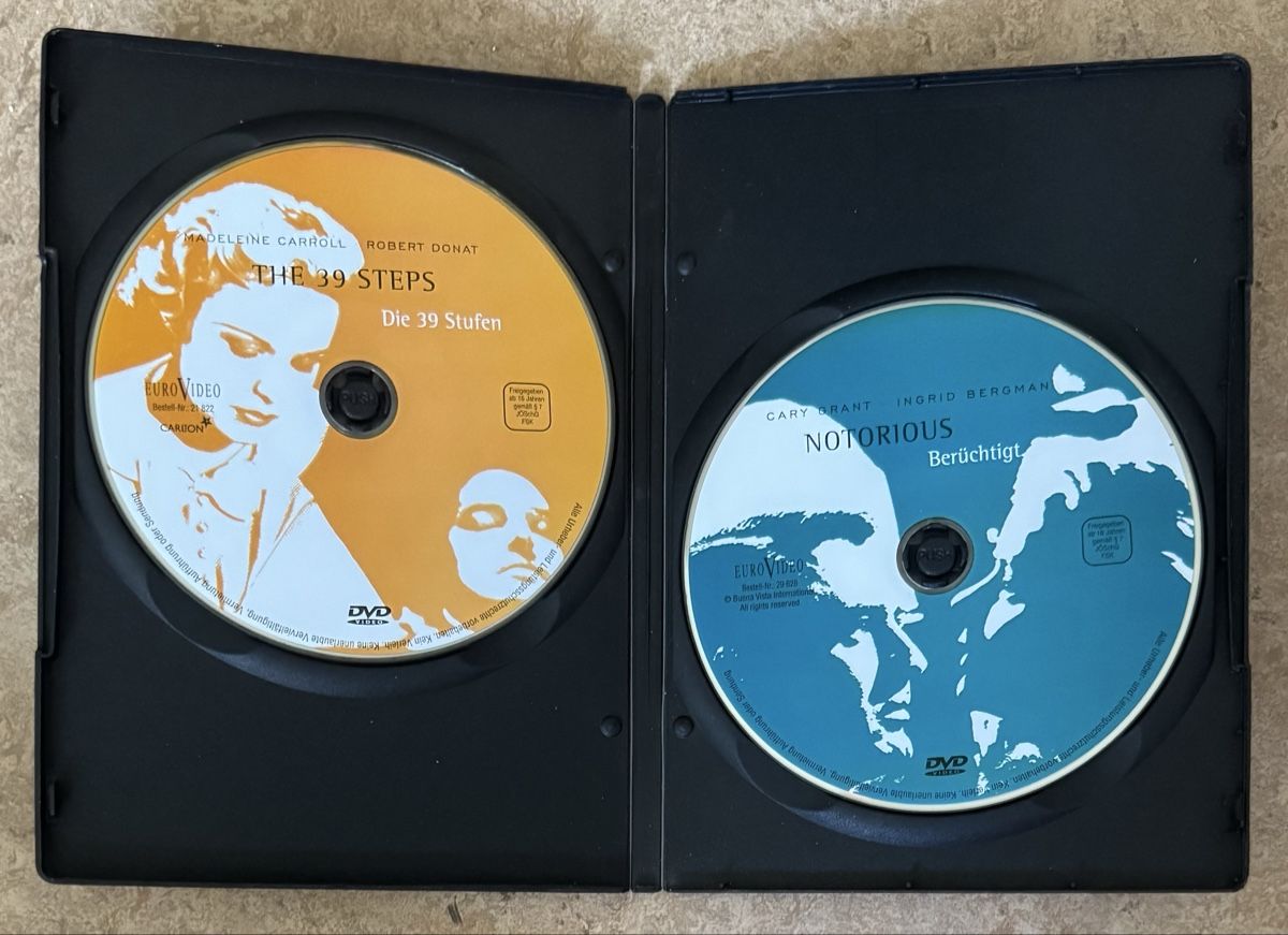 Tutti i DVDs: NOTORIOUS UND DIE 39 STUFEN – Nuovo (secondo la descrizione) da Dietikon venduto da AndreaSch01 2