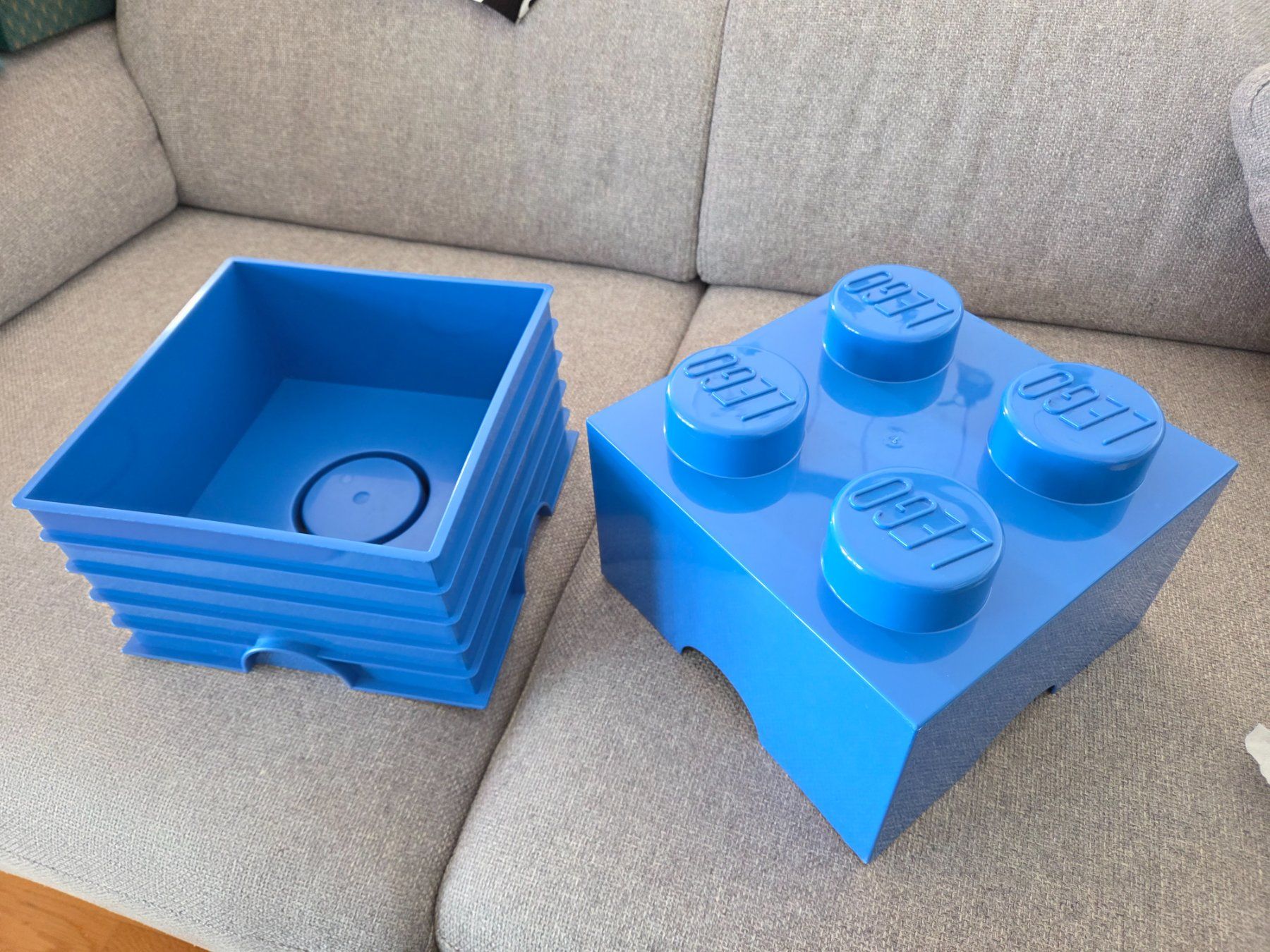 Lego Jeux de construction: Brique de rangement LEGO bleue – D'occasion à Villars-sur-Glane par Bolinot 6
