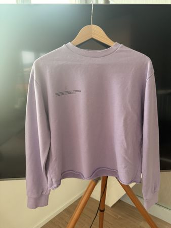 Pangaia sweatshirt lavender size S 100% organic cotton