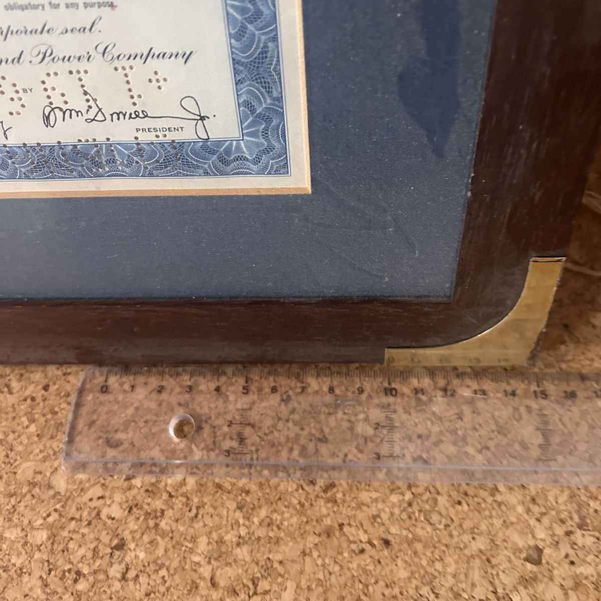 Foto & Immagini: Gerahmte Aktienurkunden - 5000 /100/Dollar – Usato da Laufen venduto da belleskulptur 2