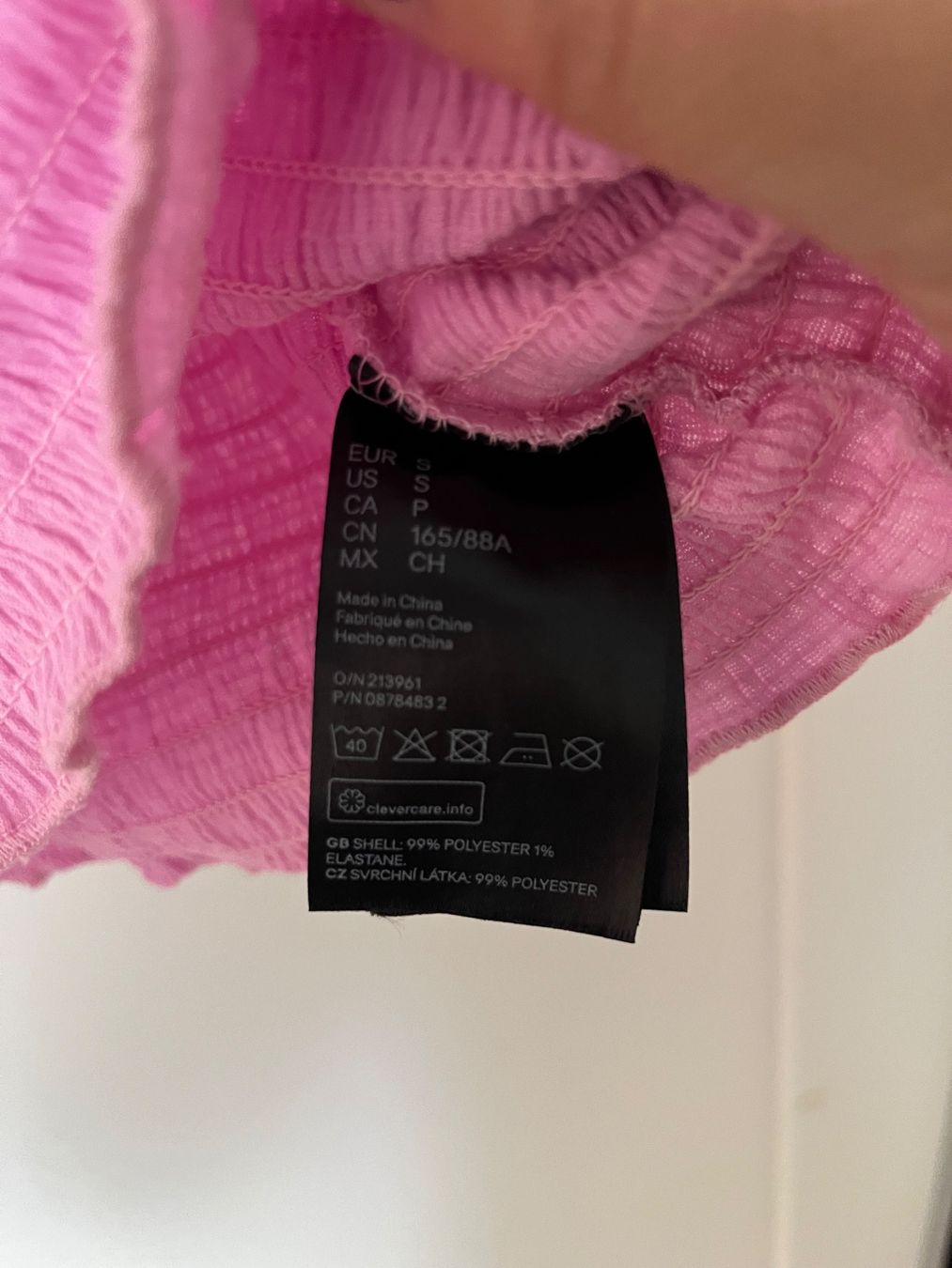 H&M Top: pinkes Carmen - Top – Usato da Zürich venduto da ale_t 3
