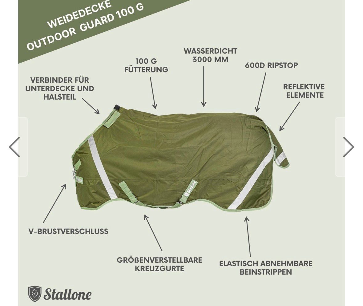 Coperte: Stallone Weidedecke Outdoor Guard 100gr, BLAU – Usato da Brig venduto da Goodnightwoman 2