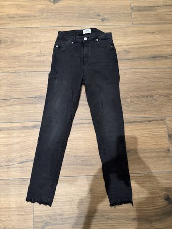 Schwarze Jeans Hose, Gr. 42, Tally Weijl