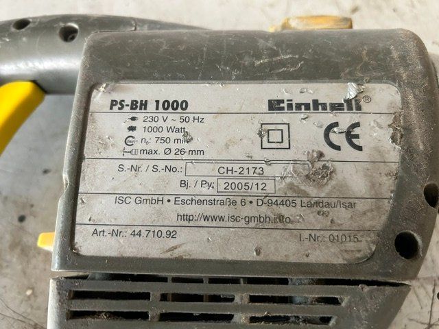Einhell Trapani: Einhell Bohrhammer PS-BH 1000 – Usato da Eggersriet venduto da Mowag65 1