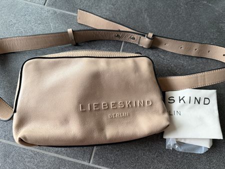 Liebeskind Berlin Bauchtasche beige Leder neu mit Etikett