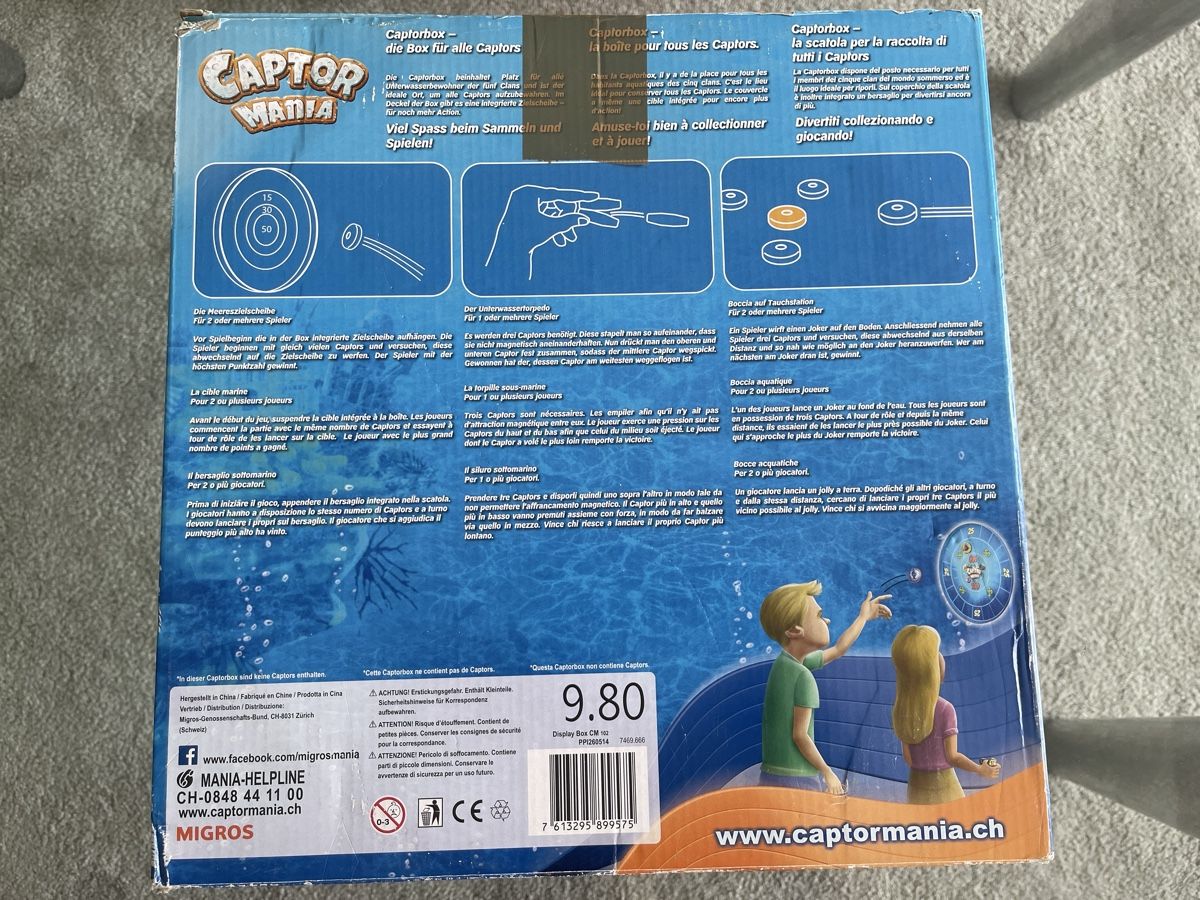 Migros Spielzeuge: Captorbox Spiel Set Migros Captor Mania – Gebraucht aus Unterkulm von AnoliOccasion 1