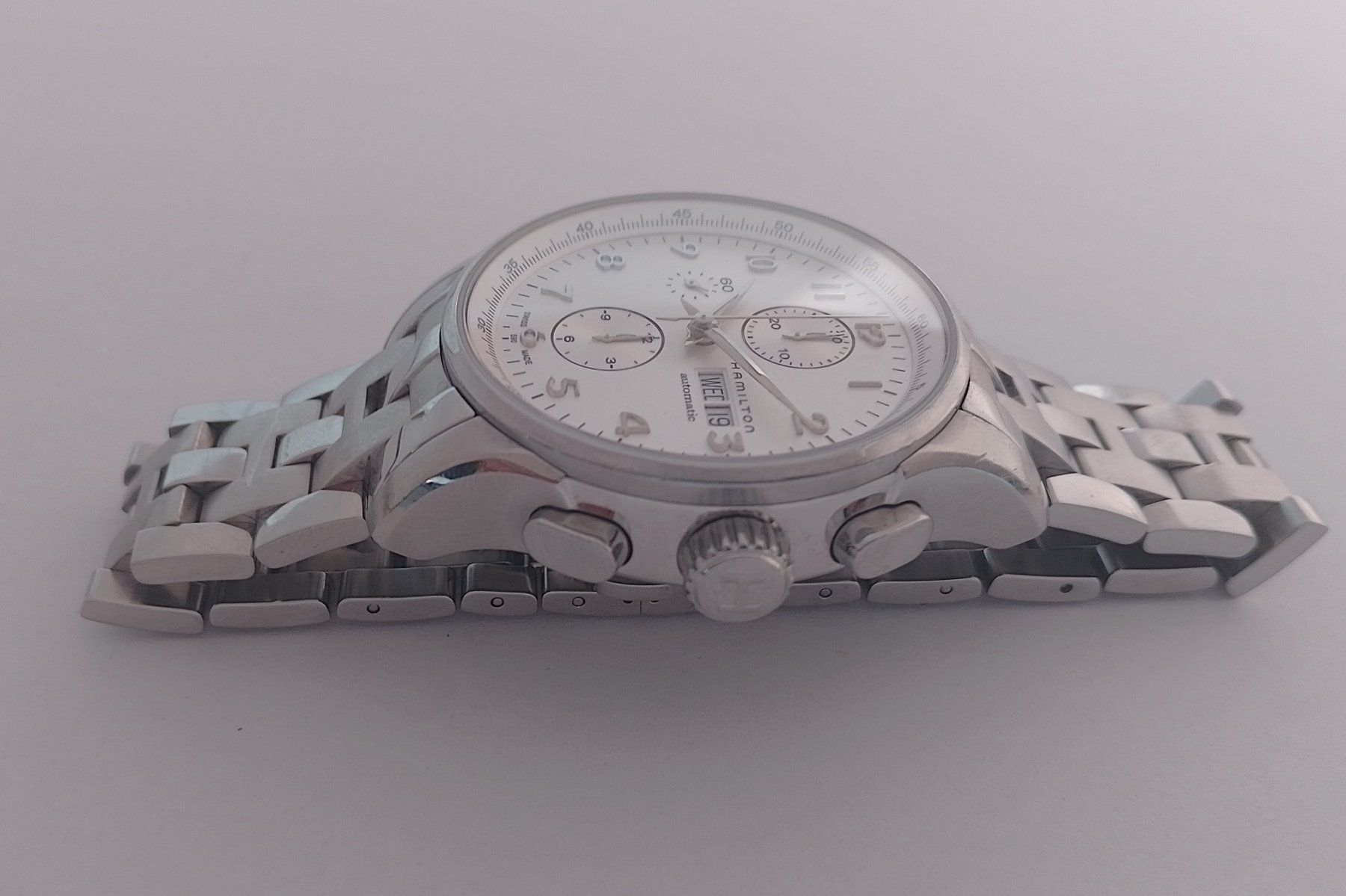 Hamilton Uhren: Hamilton Jazzmaster Maestro Auto Chrono 45mm (Ref. H327161) – Gebraucht aus Basel von Givens_Watches 3