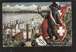 Bärenkarte Eidg. Turnfest Bern 1906 