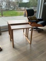 Thonet Satztische aus Buche – originales Bugholz-Set