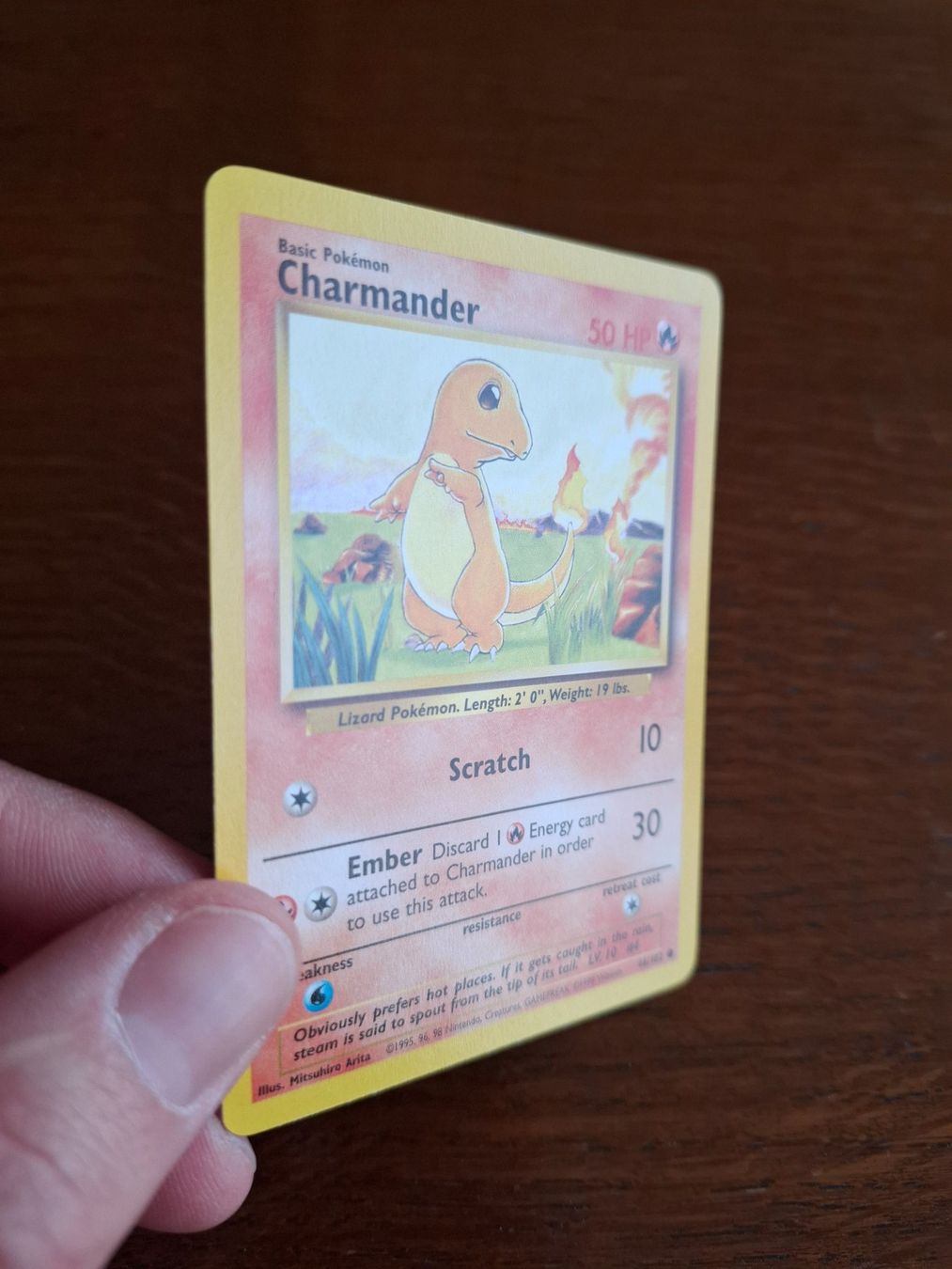 Pokémon Sammelbilder & Trading cards: Pokemon Charmander Base Set 46/102 – Gebraucht aus Giornico von ale_lc8k 2