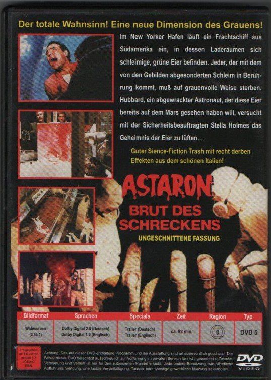 Tous les DVDs: ASTARON - DIE BRUT DES SCHRECKENS – D'occasion à Reinach AG par Masi 1