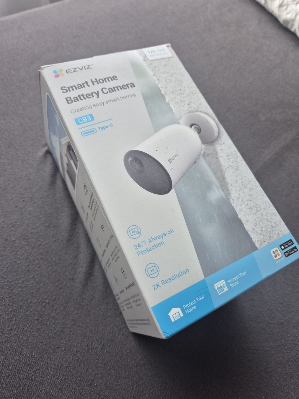 Videocamere: EZVIZ CB3 Smart Home Battery Camera Neu – Nuovo e nell'imballaggio originale da Ruswil venduto da Swissflip