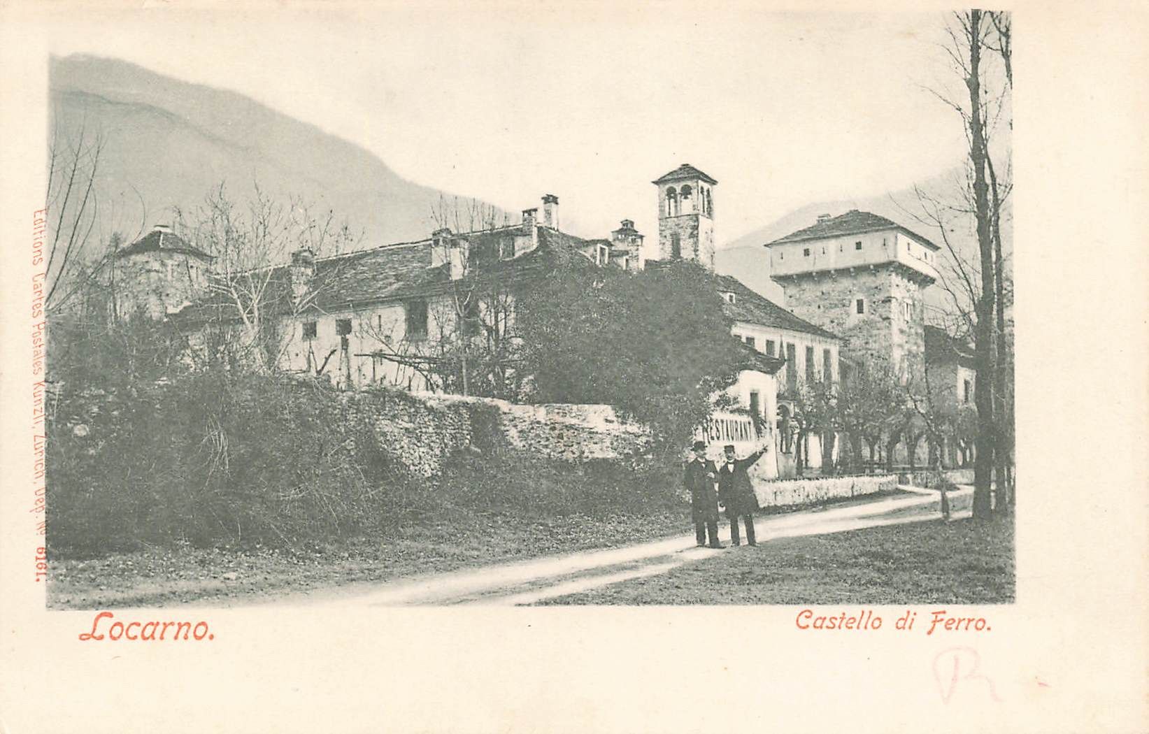 Ansichtskarten: Locarno castello – Gebraucht aus Biasca von Blenio71