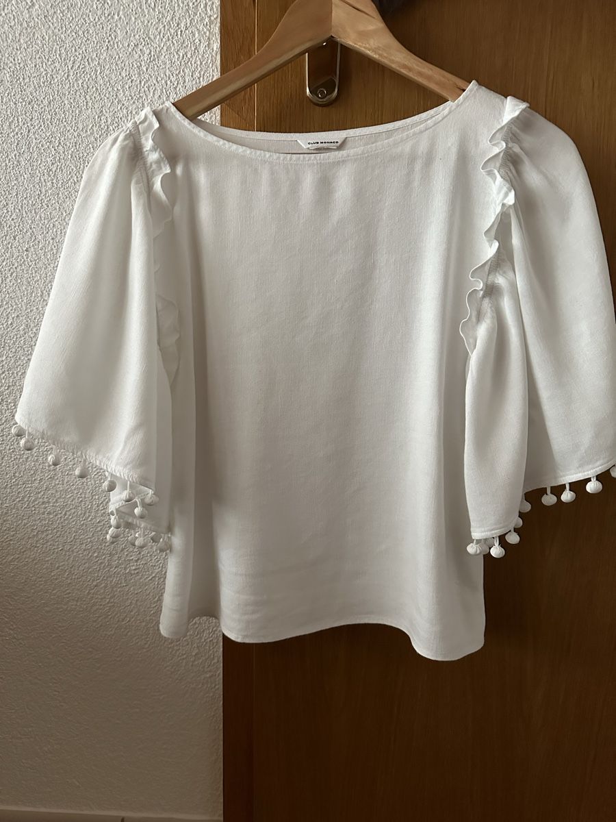 Blusen: Weiße Bluse Club Monaco – Gebraucht aus Oetwil am See von bor_71fi