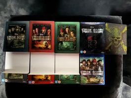 Fluch der Karibik 1-2-3-4-5 Blu ray Steelbook Zavvi