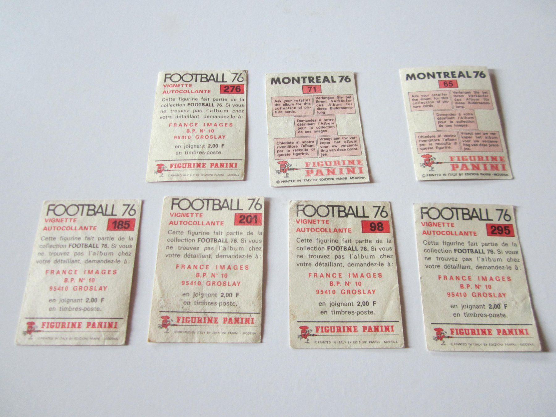 Panini Sammelbilder & Trading cards: Panini 1976 vintage – Neu (gemäss Beschreibung) aus Tramelan von Tors 1