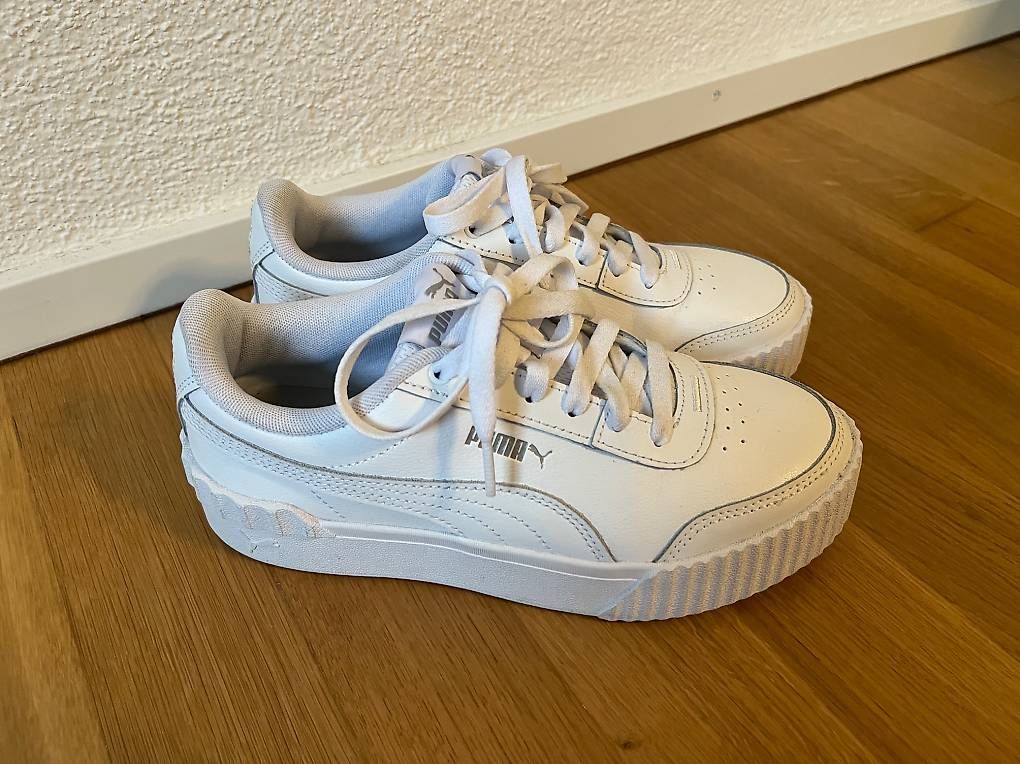 Herrenschuhe: Puma Cali Weiss – Gebraucht aus Oberwil (Dägerlen) von schnipta