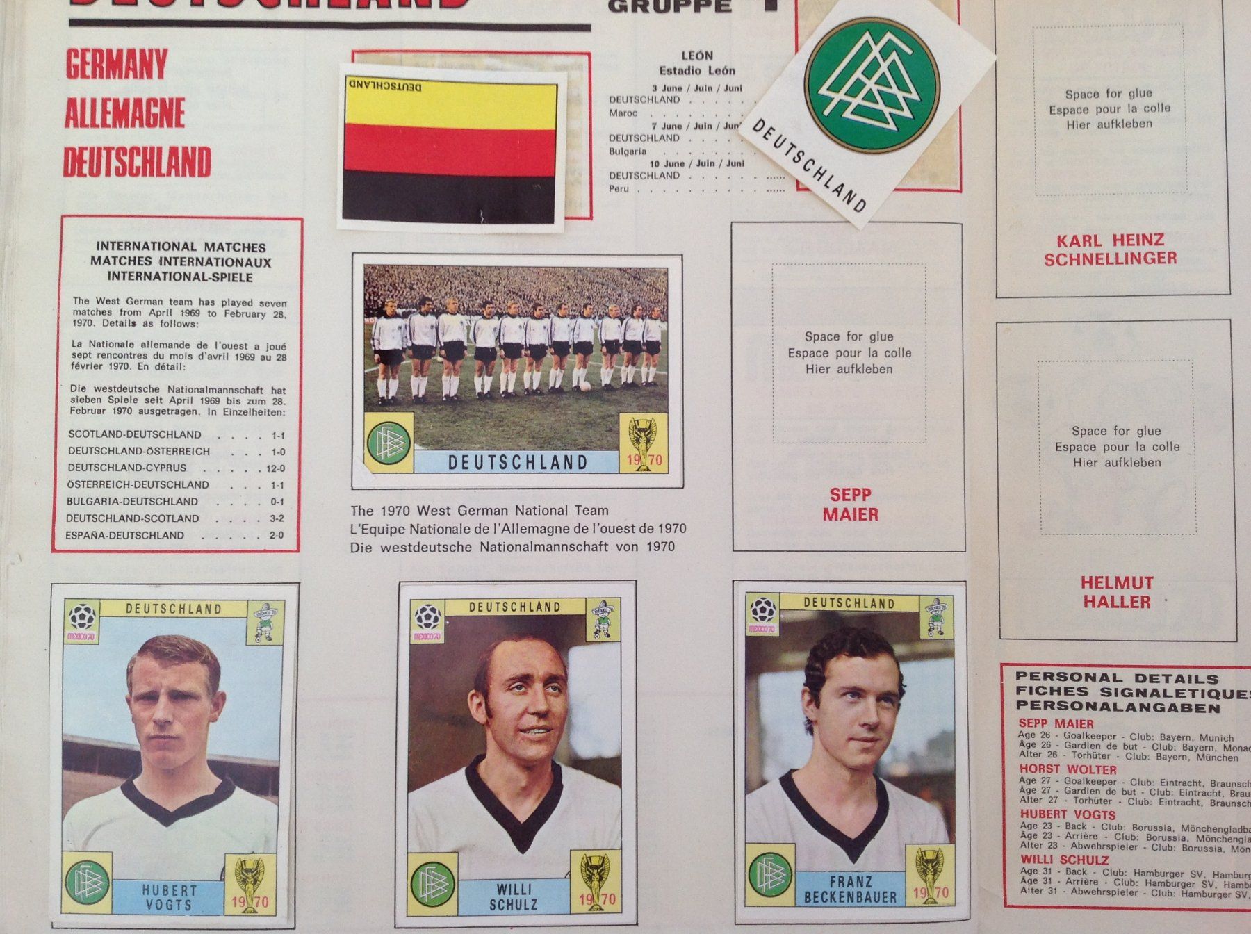 Panini Carte collezionabili: foot mundial WM Mexico 70 - Album Panini – Usato da Vuiteboeuf venduto da broticaire 8