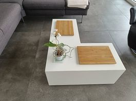 Couchtisch/Salontisch weiss