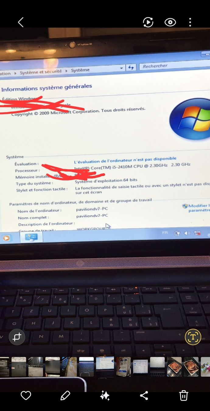 Hewlett Packard Notebook: hp pavilion dv7 béats audio i5/radeon – Usato da Léchelles venduto da sim7891