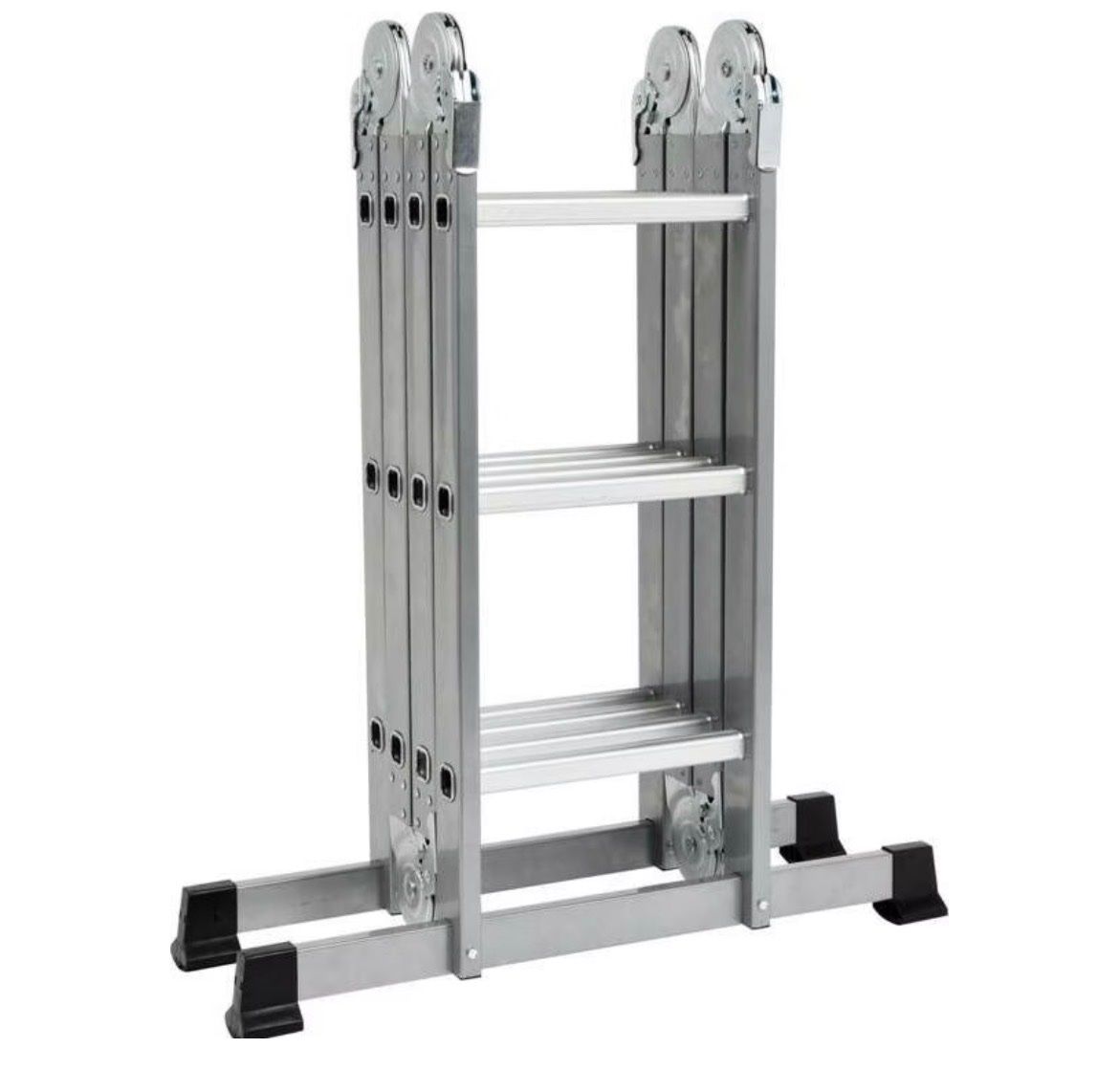 Echelles: Aluminium Multifunktionsleiter Teleskop Klapp-Leiter – D'occasion à Lupfig par Hasihopp 2