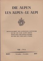 DIE ALPEN LES ALPS LE ALPI Nov 1932 RIVISTA CLUB ALPINO‪ Cas