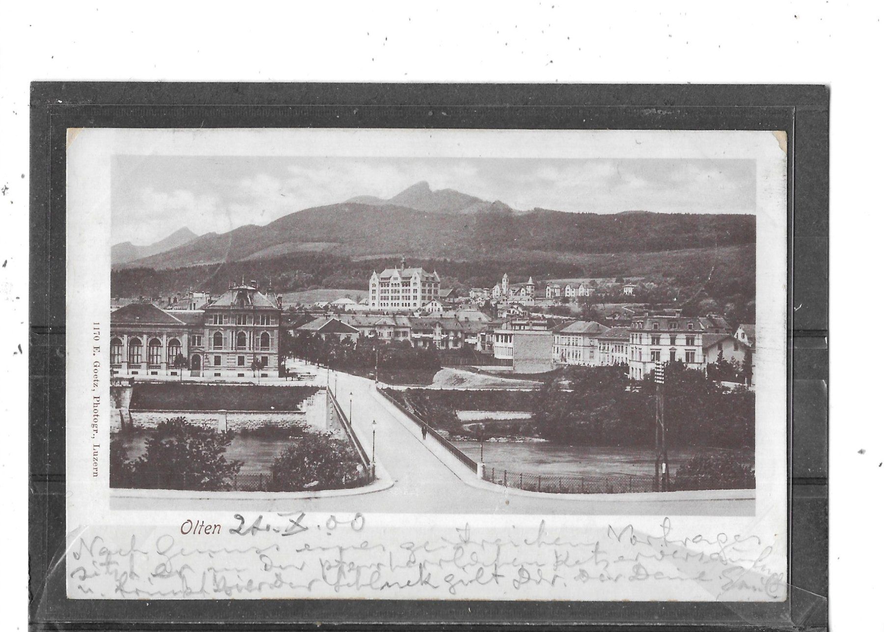 Ansichtskarten: SO Olten 1900 – Gebraucht aus Schocherswil von Wilare