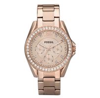 Fossil Damenuhr „Riley“ – Roségold – neu