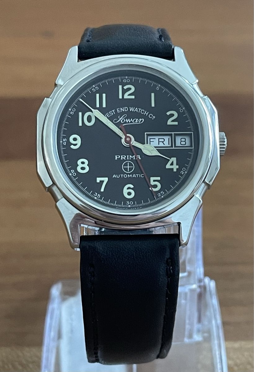 Orologi: 1960er West End Watch Lowan PRIMA Automatic Day-Date – Nuovo (secondo la descrizione) da Embrach venduto da Canderau 2