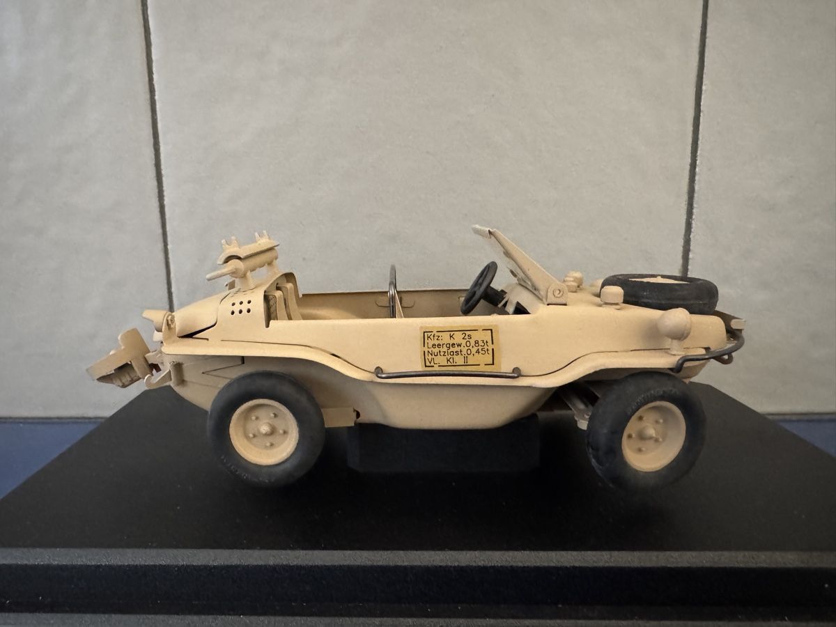 Volkswagen Modellini d'auto: VW-166 Schwimmwagen West – Nuovo e nell'imballaggio originale da Triesen venduto da .SPM. 2