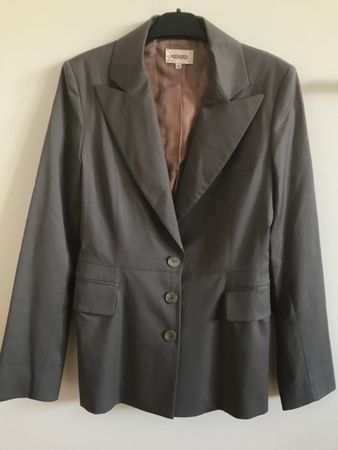Veste KENZO, taille 38, 100% laine, doublure soie