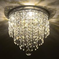 LED Kristall Deckenleuchte Kronleuchter Ø25cm modern
