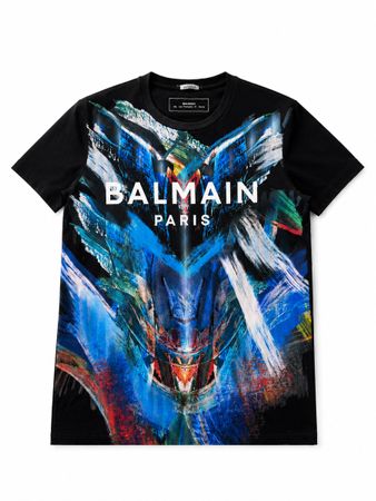BALMAIN PARIS GRAPHIC T-SHIRT